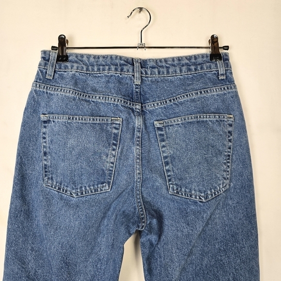 Free People Pacifica Medium Wash High Rise Straight Leg Jeans - Picture 5 of 10